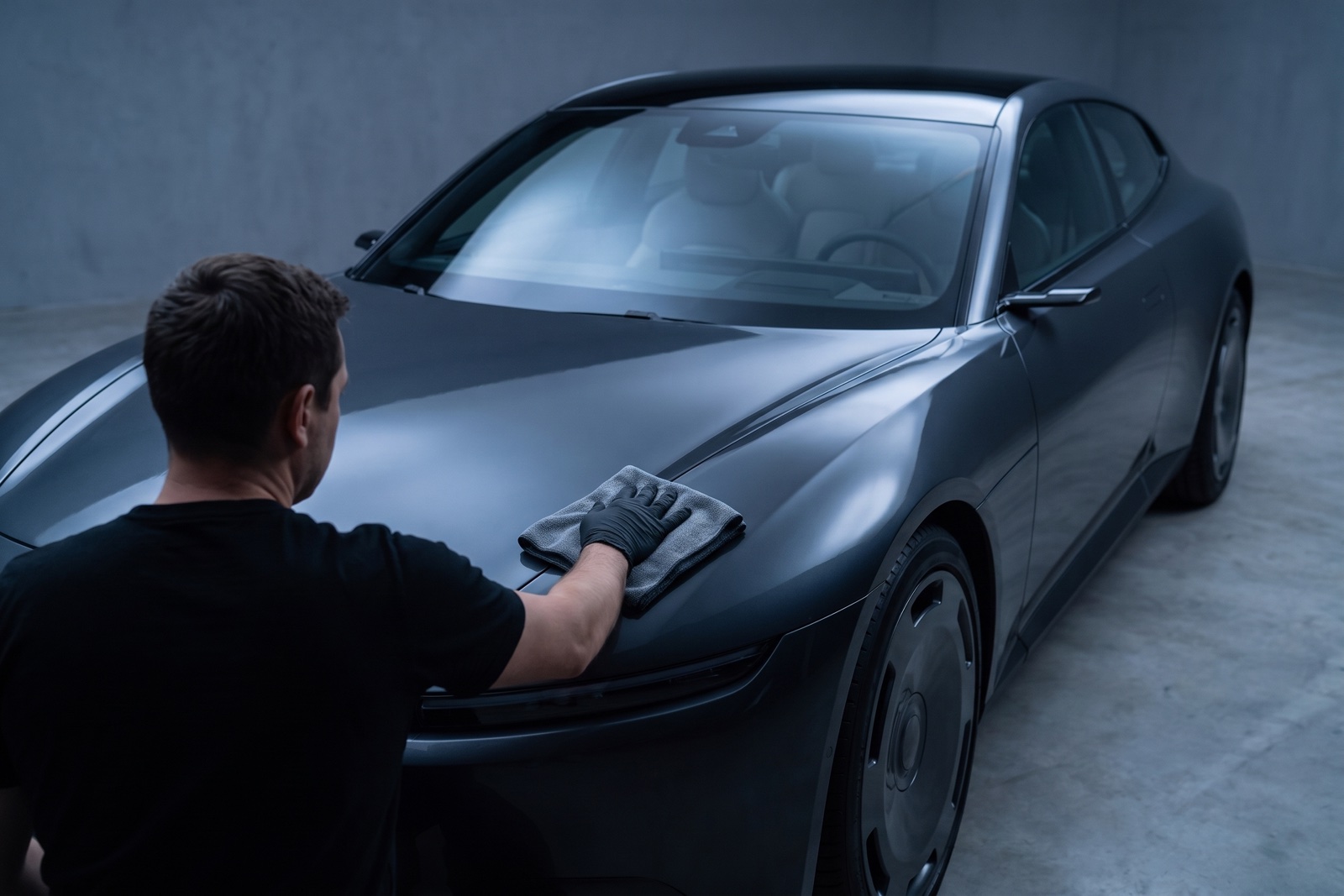 Completed T-Shield PPF installation — pristine vehicle